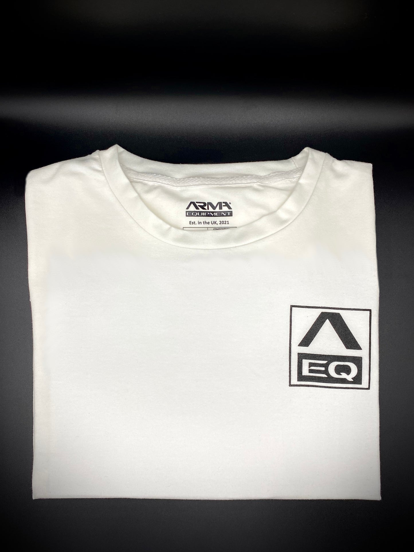 Men's Crew T-Shirt - White - Back Logo