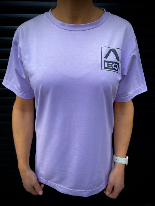 Women's Crew T-Shirt - Light Purple - Back Logo