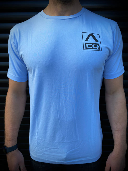 Men's Crew T-Shirt - Sky Blue - Back Logo